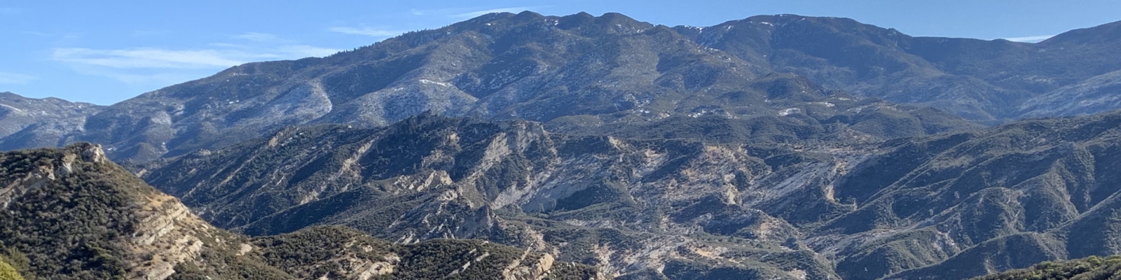 View of San Rafael Mountain from Hurricane Deck